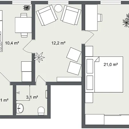 Appartement Pippingsburg Am Heringsdorf (Usedom)
